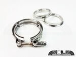 V-Band Clamp & Flanges Heavy Duty Stainless Steel 3″ 2.5″ 2.25″ Exile Motorsport - Image 4