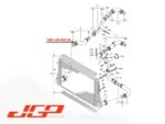 VW Audi 2.0 Petrol BWA Turbo Air Intercooler Boost Hose Right 1K0145832B – Topran - Image 5