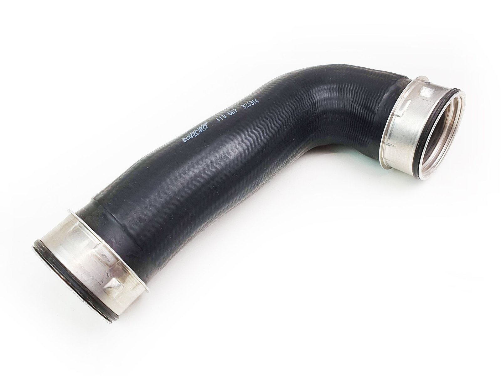 vw-audi-2.0-tdi-turbo-air-intercooler-boost-hose-pipe-lower-n-s-left-1k0145834l-7172-p.jpg VW Audi 1.9 TDI Turbo Air Intercooler Boost Hose Pipe Lower N/S Left 1K0145834L - Image 1
