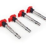 VW Audi TFSI TSI – 4X Red R8 Ignition Pencil Coil Packs Upgrade Set 06E905115E