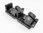 VW Golf MK4 [1998-05] Front Drivers Right 4 Door Window Switch Chrome 1J4959857D