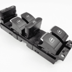 VW Golf MK4 [1998-05] Front Drivers Right 4 Door Window Switch Chrome 1J4959857D