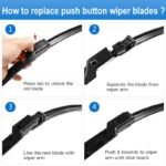 VW Golf MK6 (5K) [2009-2013] Front Windscreen Aero Wiper Blade Set Pair - Image 5
