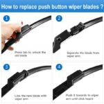 VW T5 T6 Transporter [2013-Onward] 2X Front Windscreen Aero Wiper Blades Set - Image 3