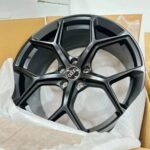 18"-24" Audi Genuine OEM RS6 C8 Style Matte Satin Black Alloy Wheels Set - Image 3