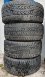 OEM Audi Q7 4M 20" Multi-Spoke Silver Alloy Wheels & Goodyear 285/45/R20 Winter Tires Package (5x112) - Image 4