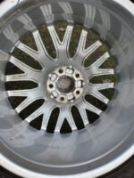 OEM Audi Q7 4M 20" Multi-Spoke Silver Alloy Wheels & Goodyear 285/45/R20 Winter Tires Package (5x112) - Image 3