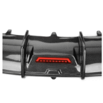 2016-2018 Audi A6 C7.5 S-Line / S6 CAP Style Carbon Fiber Rear Bumper Diffuser with LED Brake Light - Image 3