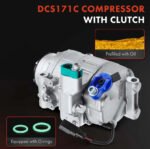 DCS171C A/C Compressor with Clutch for Audi A6, Q7, R8, S4 & VW Touareg - Image 4