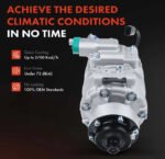 DCS171C A/C Compressor with Clutch for Audi A6, Q7, R8, S4 & VW Touareg - Image 5