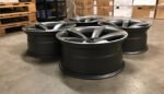 2019-2024 Audi A8L / S8 D5 20" x 9.0" OEM 5-Spoke Blade Alloy Wheels Set – Titanium Gray / Machined - Image 5