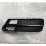 2015-2018 Audi A6 Allroad Quattro C7 Facelift Front Bumper Lower Side Grille Set (Matte Black / Chrome Strip) - Image 4