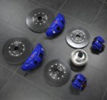 Genuine OEM Audi Carbon Ceramic Brake Kit 440mm / 370mm – Blue Calipers (RS6 / RS7 C8, SQ7, SQ8, RSQ8) - Image 2