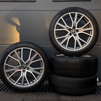 Genuine OEM Audi Sport 20" 10-Y-Spoke Alloy Wheels & Michelin Winter Tires Package – 255/40R20 (A6 / A7 C8)